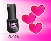 26 LoVe Nail гель лак класса премиум 5 мл.