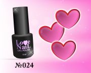 24 LoVe Nail гель лак класса премиум 5 мл.