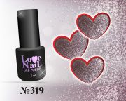 319 LoVe Nail гель лак класса премиум Diamond gloss 5 мл.