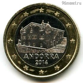 Андорра 1 евро 2014