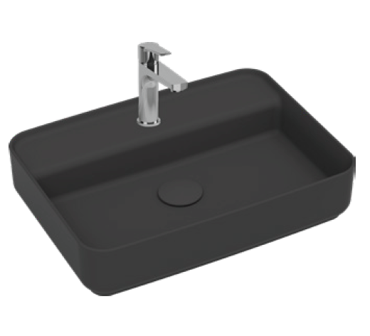 Изображение Накладная прямоугольная раковина Isvea Infinity 55 см 10NF66055SV