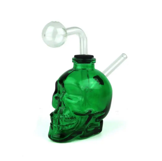 Стеклянный Бонг колба Skull