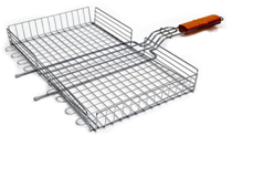 Решетка гриль, барбекю, нержавейка эксклюзив 31х31х65 см