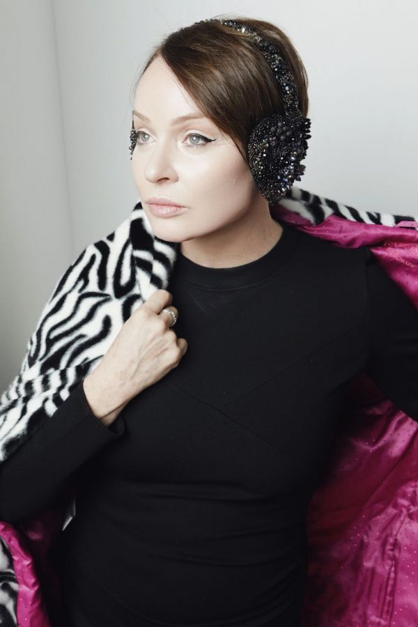 Платье Forza с разрезом черное