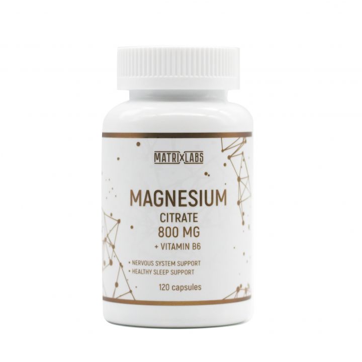 Matrix Labs - Magnesium Citrate 800 mg + B6