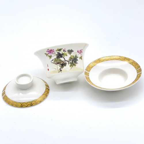 Гайвань "Сирень"фарфор 100 мл