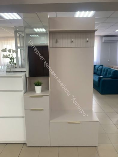 Прихожая с зеркалом "Тефия" (левое исполнение)