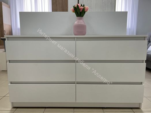 Комод с 6 ящиками 1400 "Бьянко"