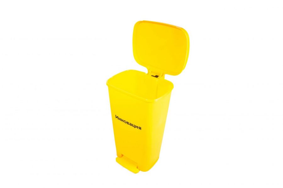Конт.д/хр отх. Стандартная (в разборе) класс Б (желтый) объем 25 л ( квадр./прямоуг. , с педалью )