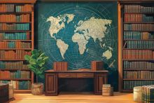 Фон стена "School wall №7"