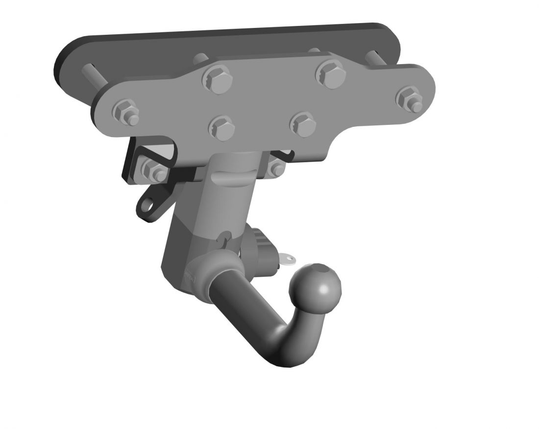 Фаркоп Tank 500 2023-, Haval H9 2014-2020, Haval H5 2024-, Haval H9 2024- быстросъемное крепление шара, без ключа