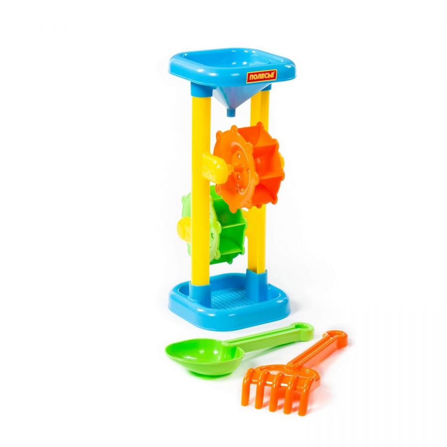 Набор №281: песочная мельница (h=308 мм), совок №7, грабельки №7