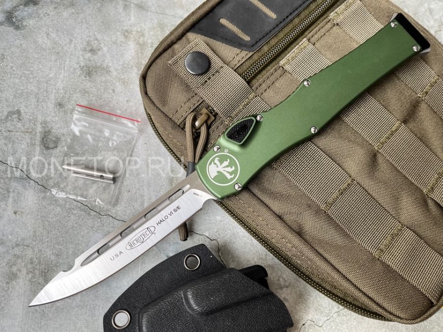 Нож Microtech Halo VI 6 green Plain