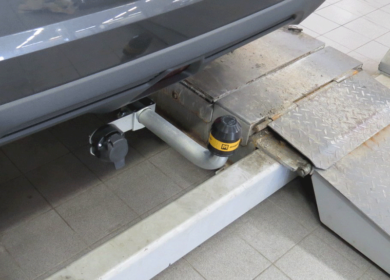 Фаркоп с оцинк. шаром Changan CS55 Plus 2023- / UNI-S 2024- крепление шара на двух болтах