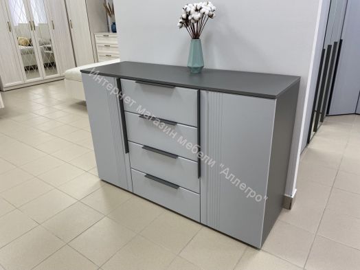 Комод 2 ств. с 4 ящиками "Вита"