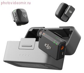 Беспроводной петличный микрофон DJI Mic Mini, 2 микрофона, 1 приемник, USB-C / 3.5мм TRS