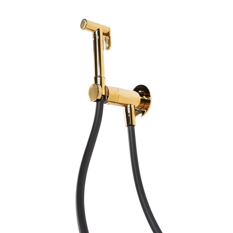 Изображение Гигиенический душ со смесителем CEZARES LEAF-DIF-PO Gold PVD