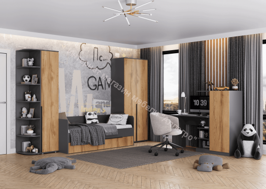 Стол письменный с пеналом "Стил" (левое исполнение)