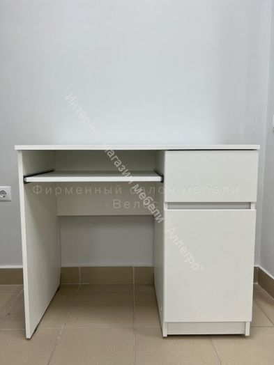 Компьютерный стол "СК-7" Велес (правый) Белый лофт