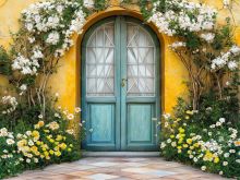 Фон стена "Flowers №30"