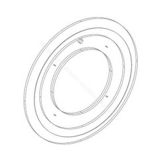 Зеркало круглое с подсветкой "Сандра"