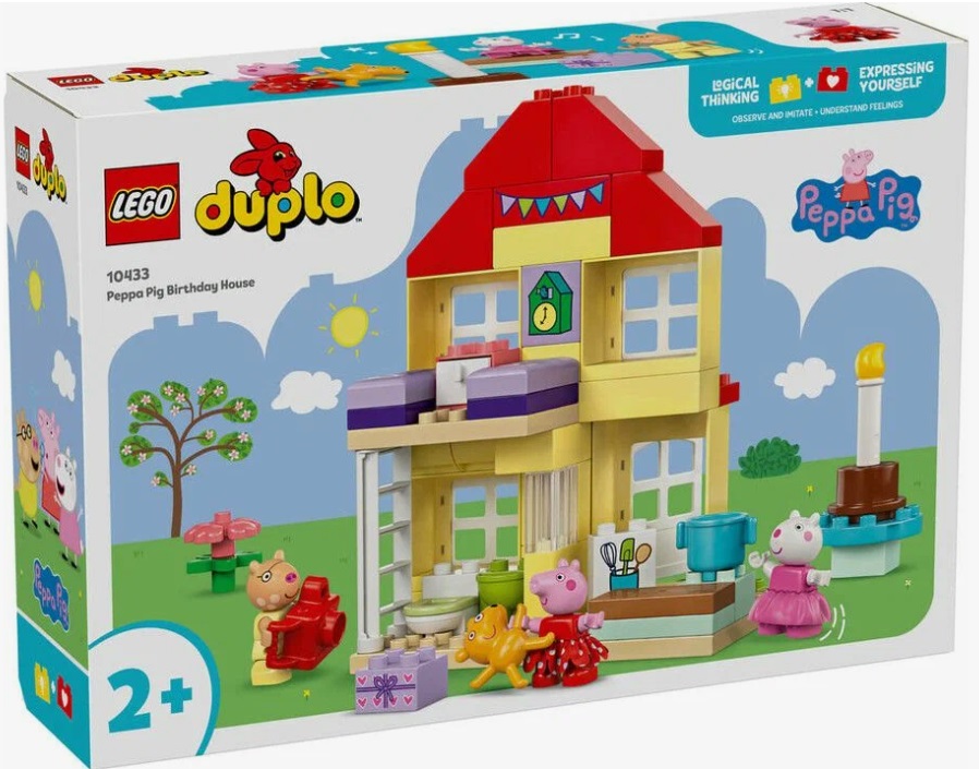 Конструктор LEGO DUPLO 10433 Конструктор Свинка Пеппа: домик для празднования дня рождения