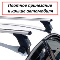 Багажник на крышу Skoda Rapid 2013-2022, аэродинамические дуги (53 мм)