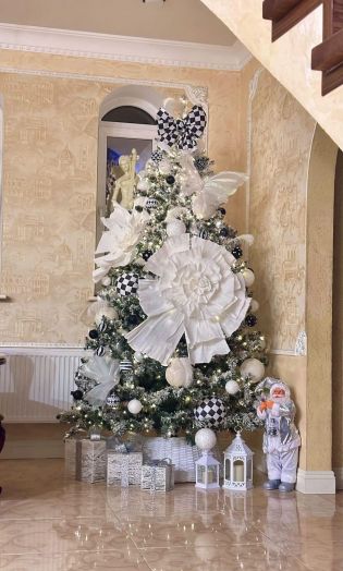 Ель Новогодняя Вьюга заснеженная пвх