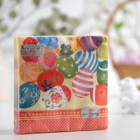 Пасхальные салфетки бумажные New Line Fresco «Пасхальные яйца», 2 слоя, 33х33 см, 20 шт