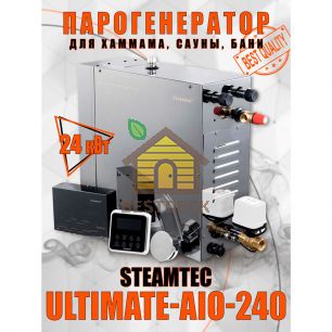 Steamtec TOLO AIO 240 - 24 кВт парогенератор для хамама и турецкой бани / Серия Premium