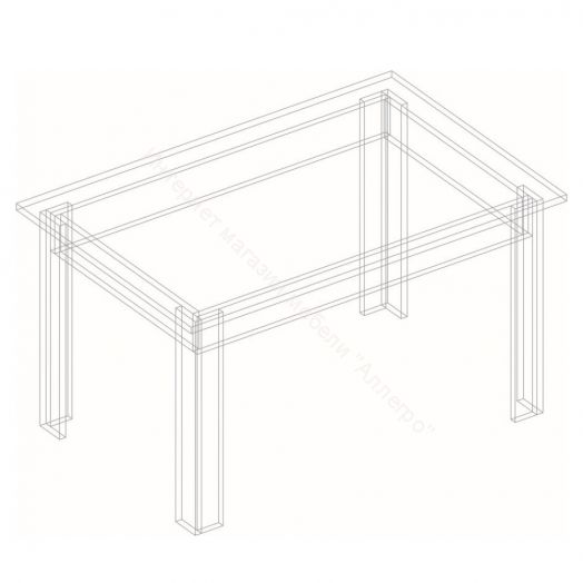 Стол обеденный "Мега" Бодега светлая