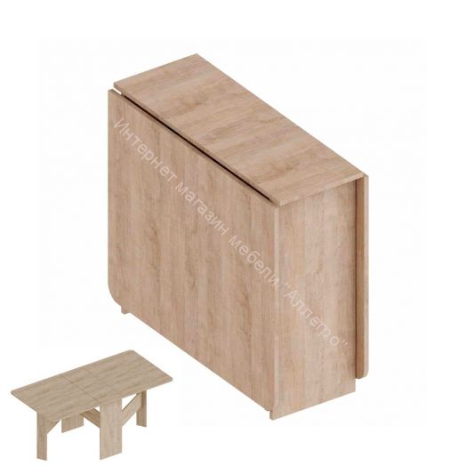 Стол-книжка "Комфорт-2" Дуб Баррик