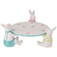 БЛЮДО ДЛЯ ТОРТА КОЛЛЕКЦИЯ "BRIGHT RABBITS" 22,5Х22Х12 СМ