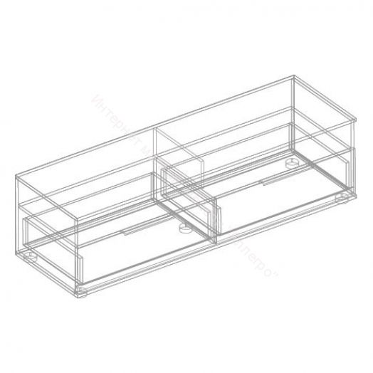 Тумба ТВ "Моника" 1600  Дуб золотистый/Тёмно серый