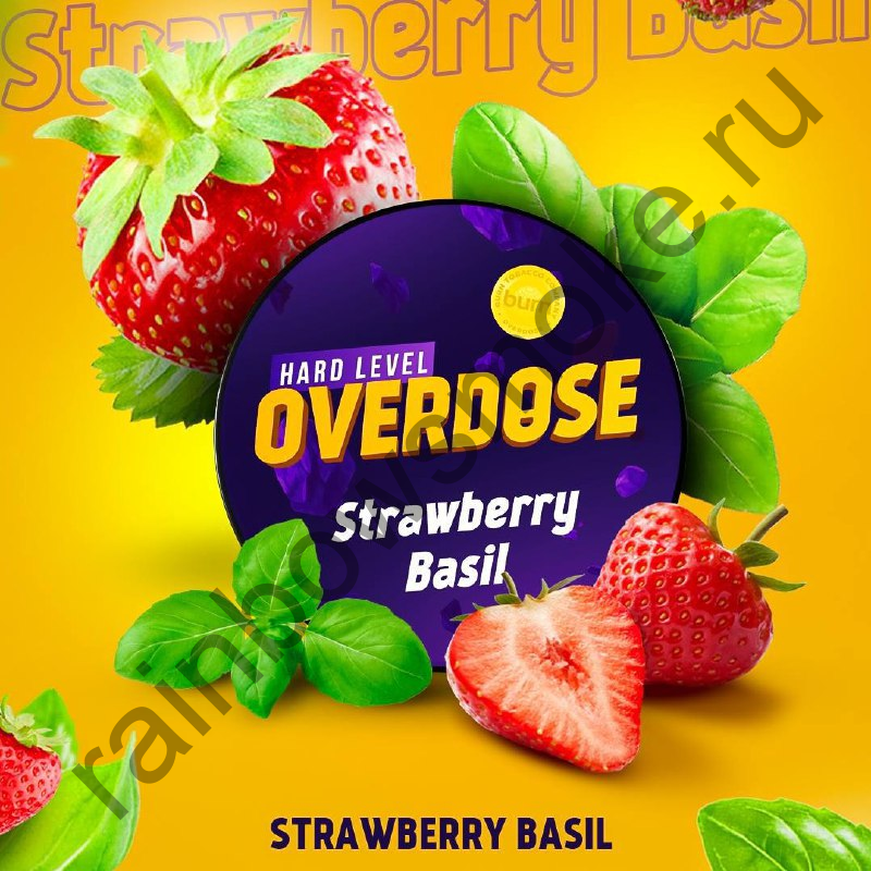 Overdose 200 гр - Strawberry Basil (Клубника Базилик)