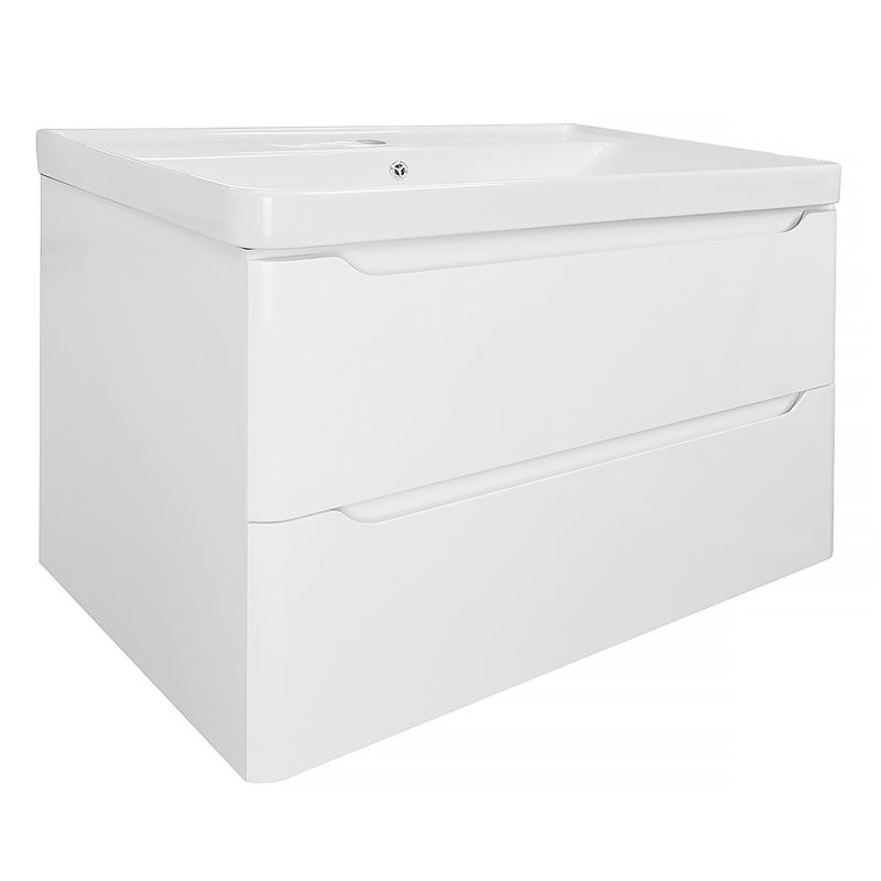 Тумба с умывальником Azario LOTOS 80/2 815х480х570 подвесная с раковиной Monte 80 (CS00083931)