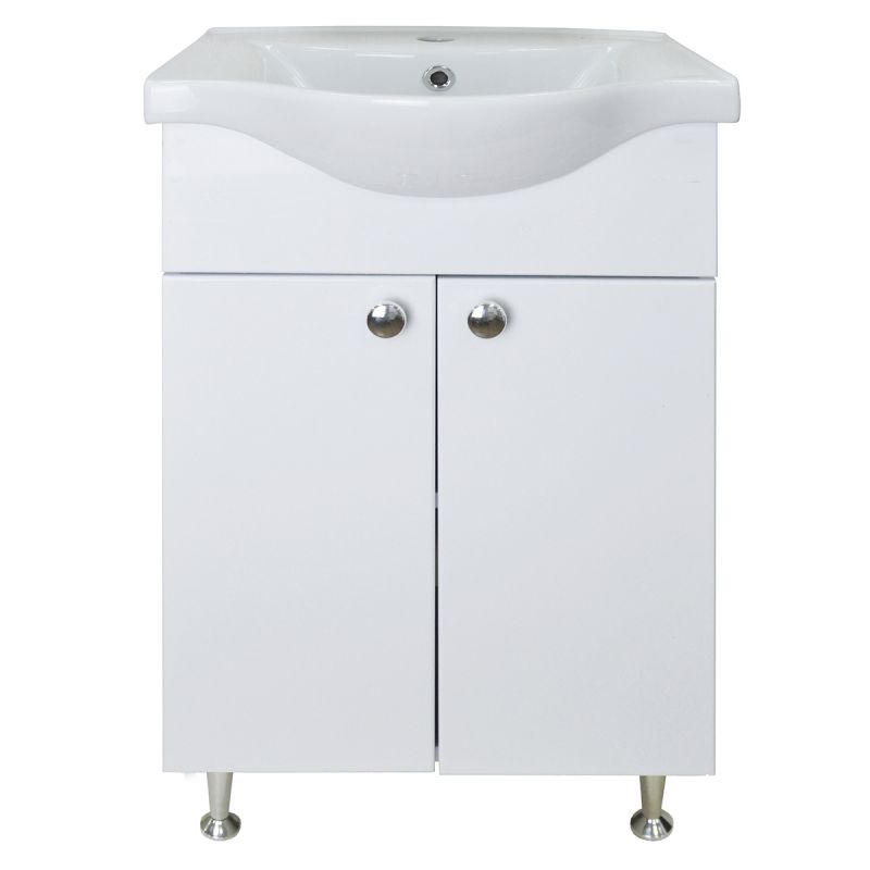 Тумба с умывальником Моника New 60 (600х820х460) с раковиноBasic 60 (CS00071366)