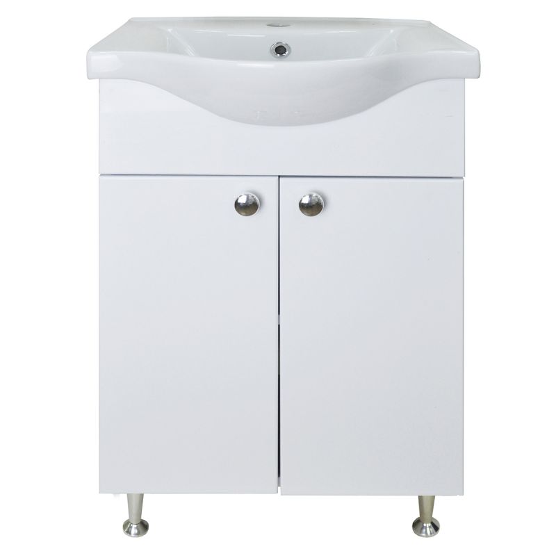 Тумба с умывальником Моника New 65 (660х830х450) с раковиной (арт. 7065) Basic 65 (CS00071367)