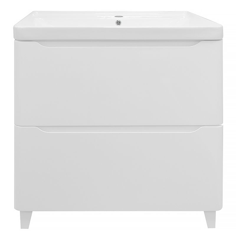 Тумба с умывальником Azario LOTOS 70/2 Н 710х475х835 напольная с раковиной Monte 70 (CS00081986)