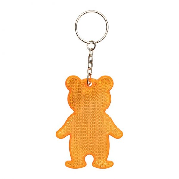 Брелок светоотражатель Teddy оранжевый