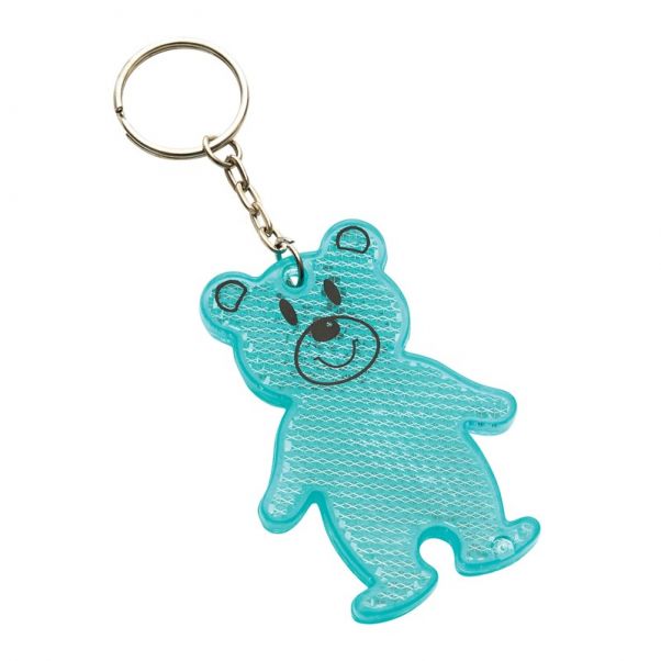 Брелок светоотражатель Teddy бирюзовый