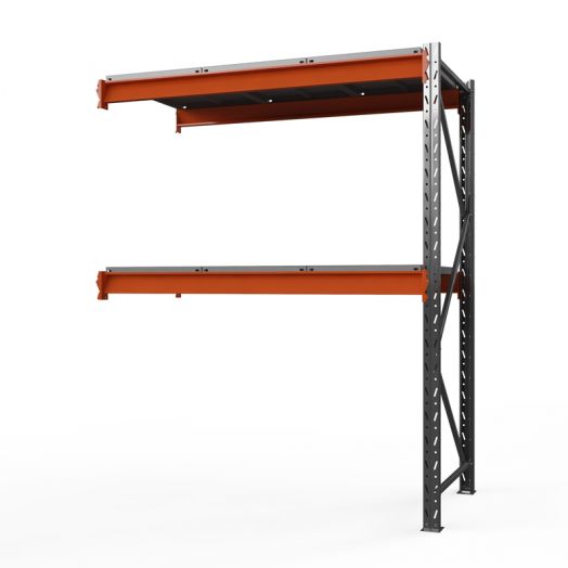 Секция приставная стеллажа металлического Оптима, 2000x2500x785 мм.