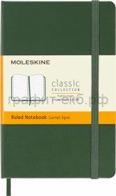 Книжка зап.Moleskine Pocket Classic линейка зеленая MM710К15