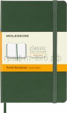 Книжка зап.Moleskine Pocket Classic линейка зеленая MM710К15