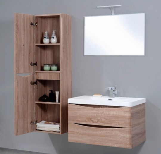 Шкаф подвесной, левосторонний BelBagno ANCONA-N-1500-2A-SC-WO-L ФОТО