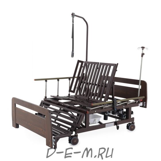 Кровать электрическая Med-Mos DB-11А (ЛДСП венге) ширина ложемента 120 см