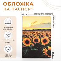 Обложка для паспорта, цвет разноцветный