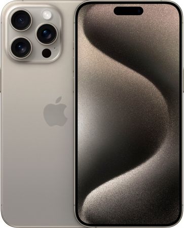 Смартфон Apple iPhone 15 Pro Max 512 ГБ, Dual nano SIM, Натуральный титан HK