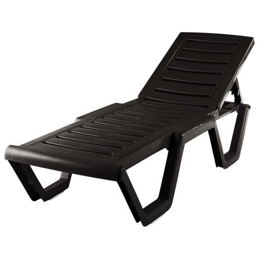 Y046 Шезлонг Атлант (1860х630х320мм) Шоколад (оптом от 20 шт.)