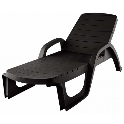 Y056 Шезлонг Прованс (1900х700х320мм) Шоколад (оптом от 20 шт.)